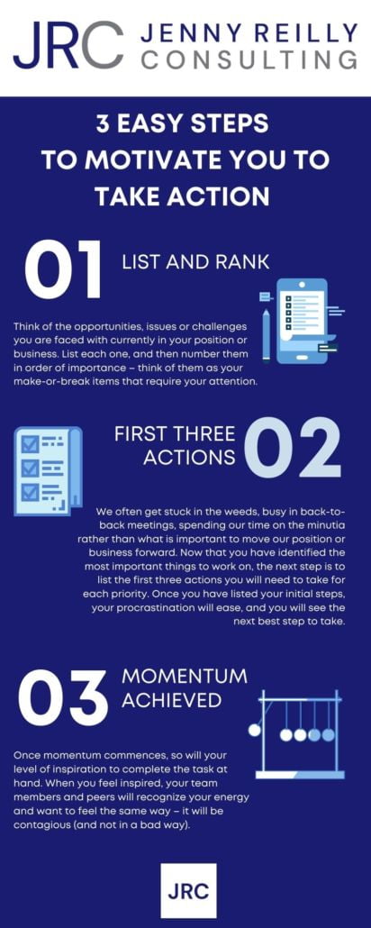 3 Easy Steps to Motivate you To Take Action (1)